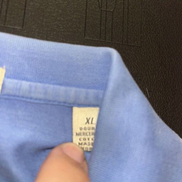 Peter Millar Polo Shirt Men’s Large Blue. Summer Double Mercerized - Picture 2 of 4